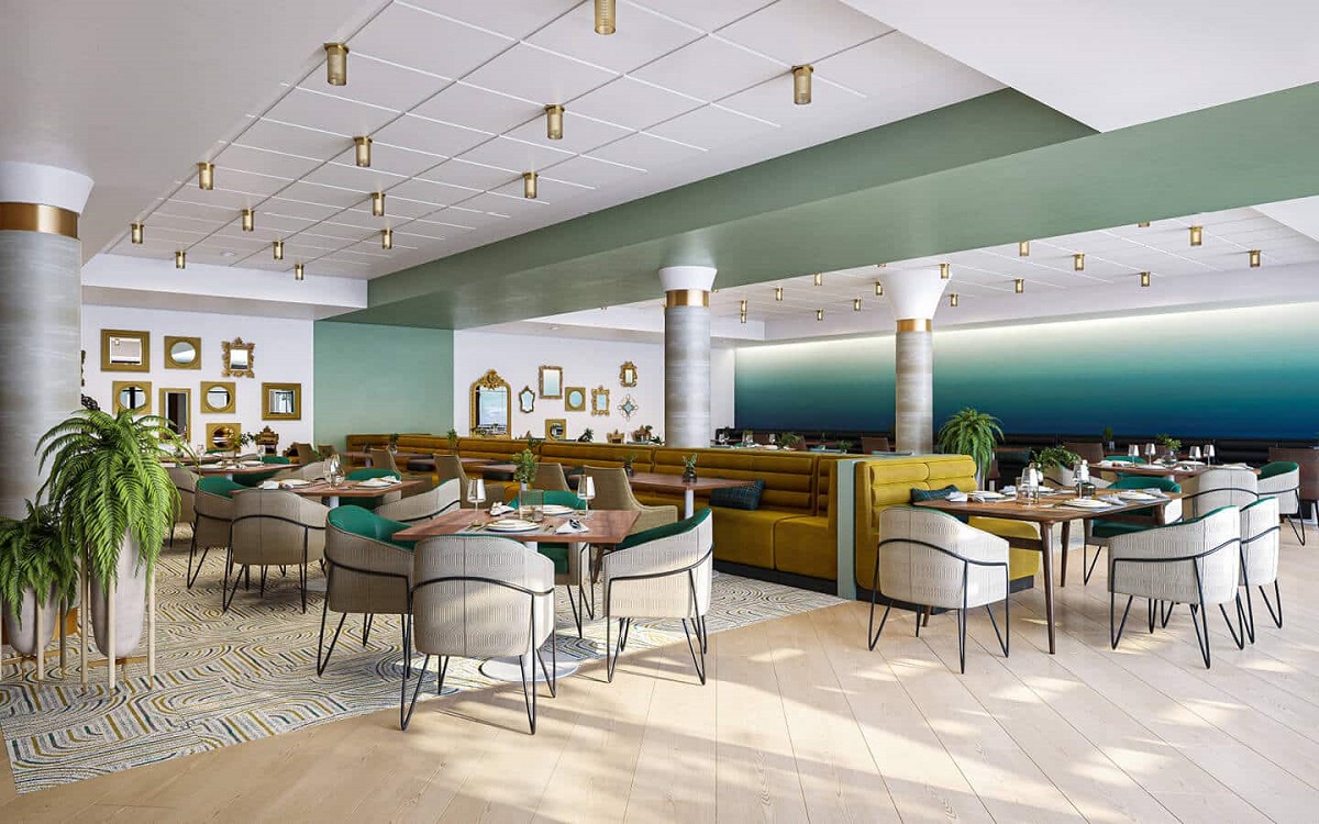 Rendering of The Palms at Plantation dining room