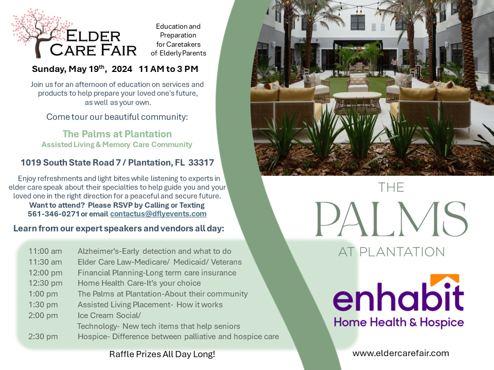 Elder Care Fair Event Flyer